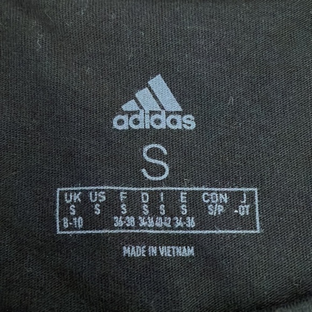 Adidas black floral tank 144 - Picture 3 of 4